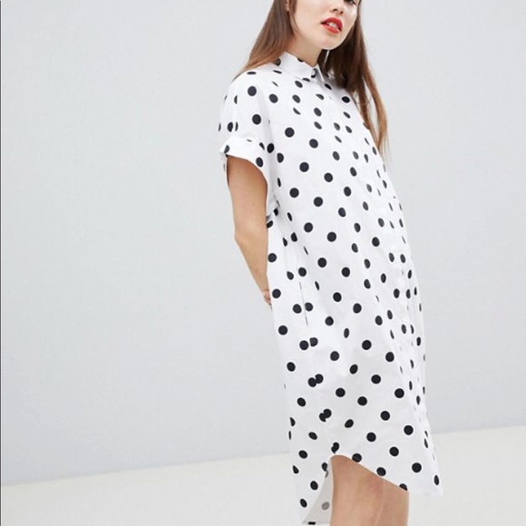 asos monki shirt dress